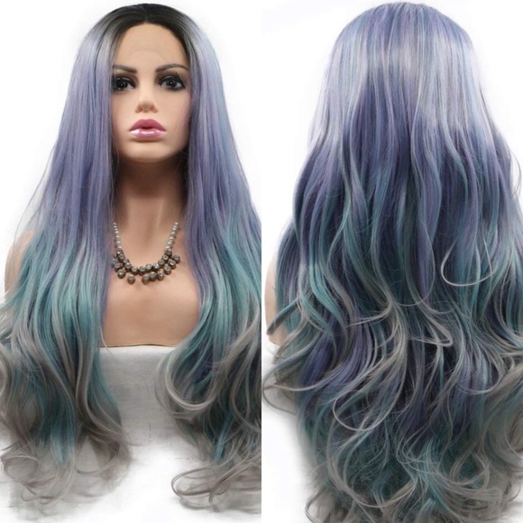 ? UNICORN COLLECTION 24” Ombré pastel lace-front main image 4